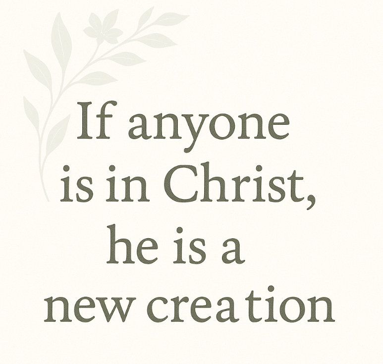 Meditation: 2 Cor. 5:17